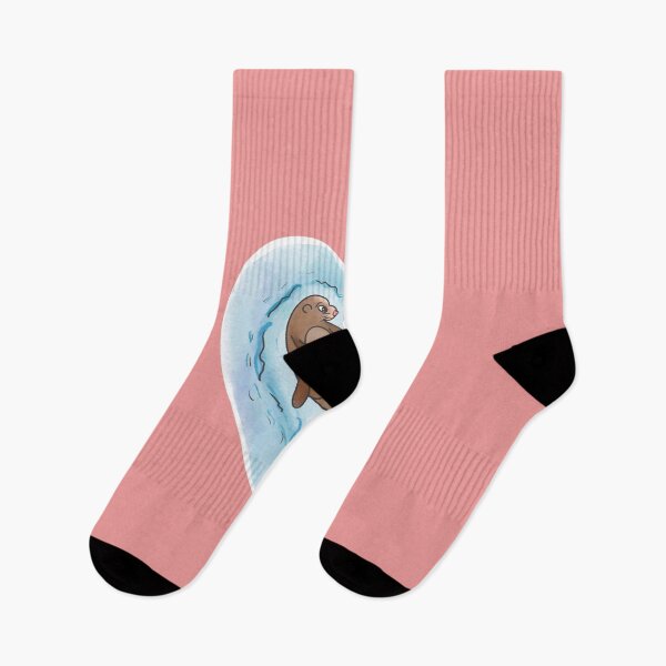 Item preview, Otters in love pink designed and sold by Tirish56.