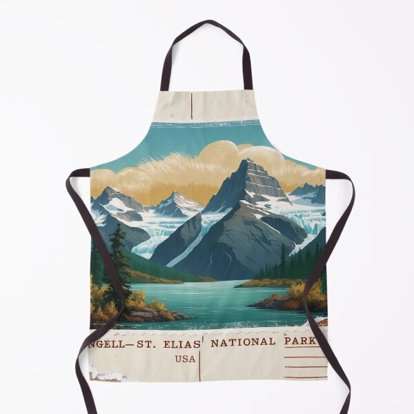 Item preview, Wrangell St Elias Alaska National Park Postcard Vintage Retro Travel designed and sold by TravelPostcardGems.