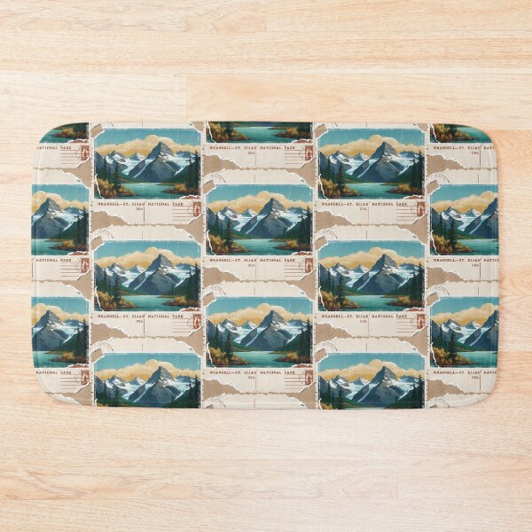 Item preview, Wrangell St Elias Alaska National Park Postcard Vintage Retro Travel designed and sold by TravelPostcardGems.