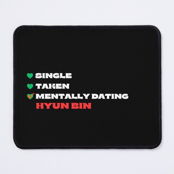 Item preview, Mentally Dating Hyun Bin - White Fonts designed and sold by Itsheartshop.