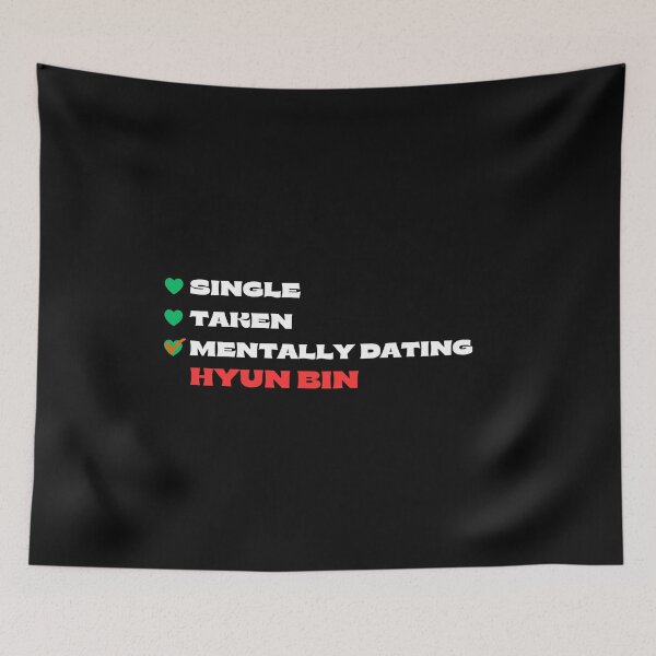 Item preview, Mentally Dating Hyun Bin - White Fonts designed and sold by Itsheartshop.