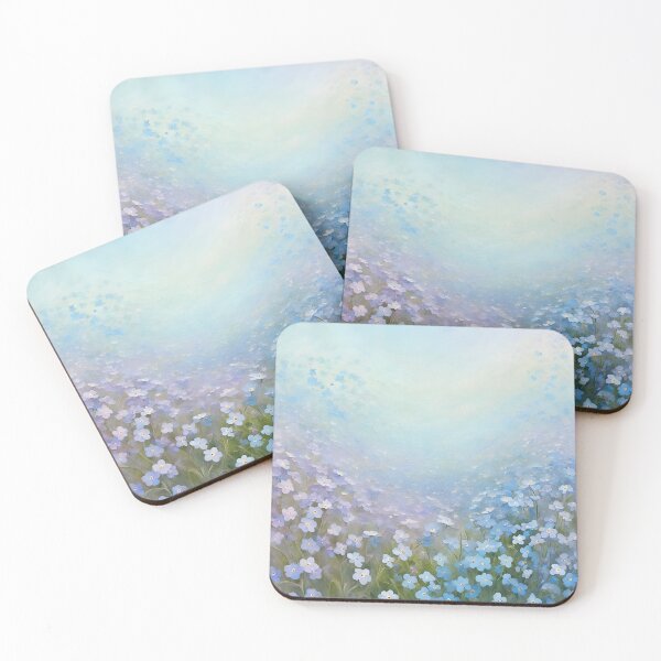Item preview, Colorful Vibrant Blooming Meadow Flowers, Blue designed and sold by Prints and Lifestyle.