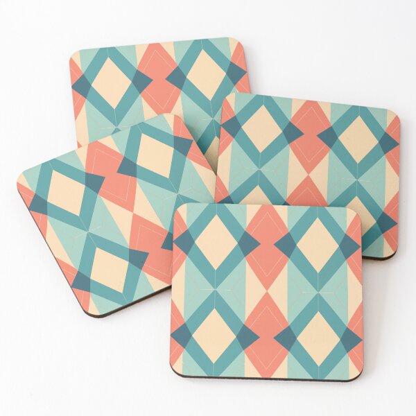 Item preview, A geometric Argyle pattern design with sharp, angular diamond shapes and contrasting colors. designed and sold by HEMRO.