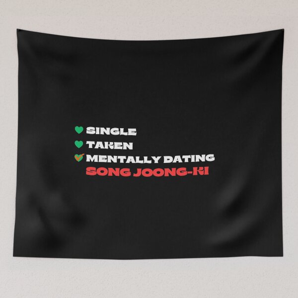 Item preview, Mentally Dating Song Joong-ki - White Fonts designed and sold by Itsheartshop.