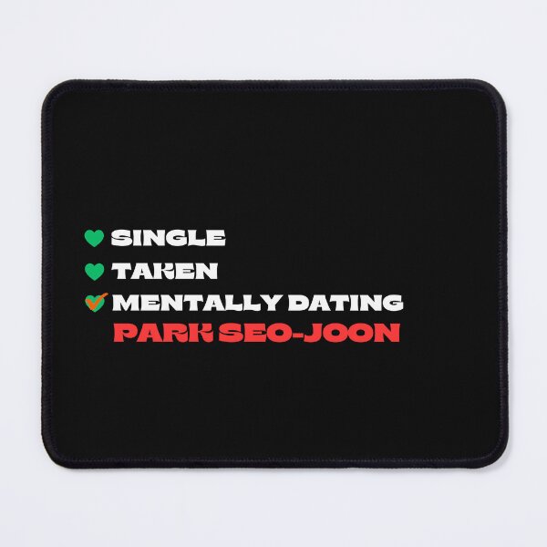 Item preview, Mentally Dating Park Seo-joon - White Fonts designed and sold by Itsheartshop.