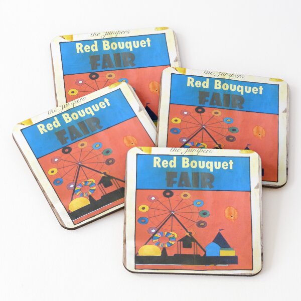 Item preview, Red Bouquet Fair - Album Art Merch by The Junipers designed and sold by TheJunipers.