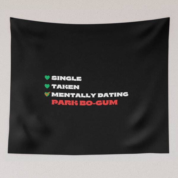Item preview, Mentally Dating Park Bo-gum - White Fonts designed and sold by Itsheartshop.