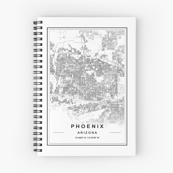 Item preview, Phoenix City Map designed and sold by SHAMPAIN-ART-CO.