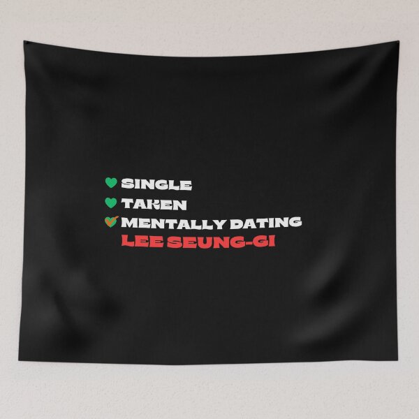 Item preview, Mentally Dating Lee Seung-gi - White Fonts designed and sold by Itsheartshop.