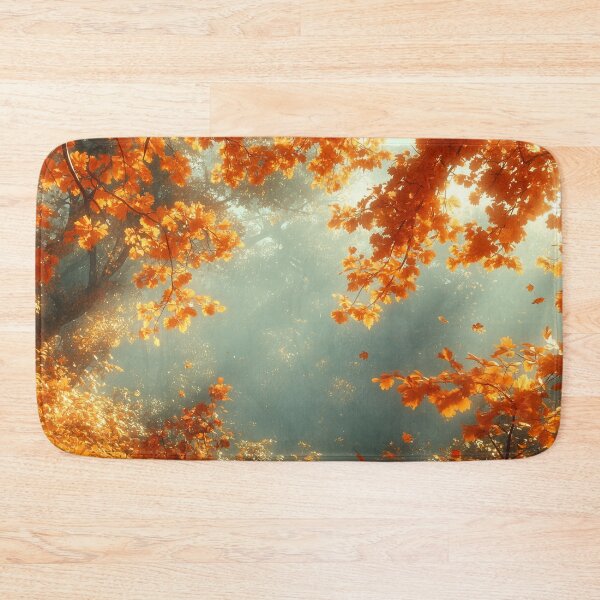 Item preview, Autumn forest bathed in the sun designed and sold by Maddrick.