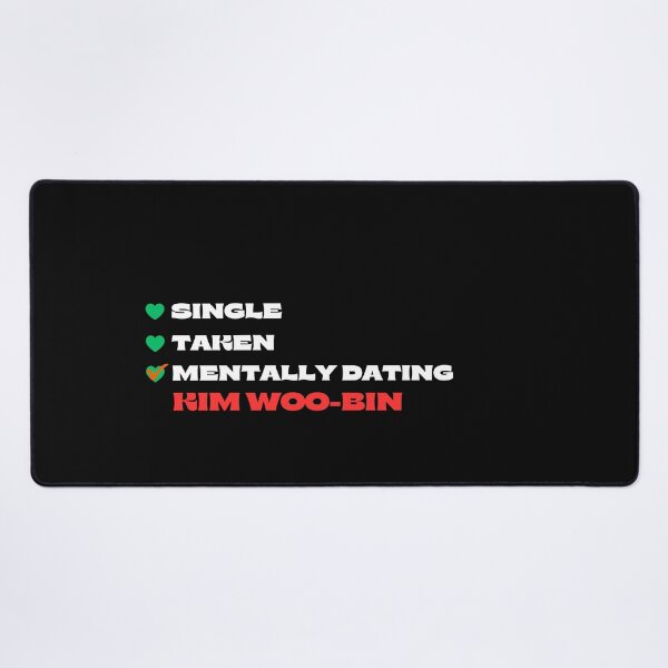Item preview, Mentally Dating Kim Woo-bin - White Fonts designed and sold by Itsheartshop.