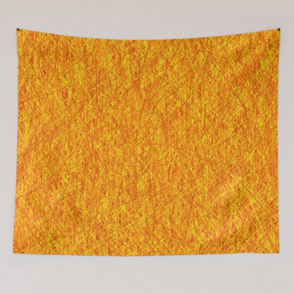 Item preview, Abstract Chaotic Order Pattern in Yellow and Brown designed and sold by KaSaPo.