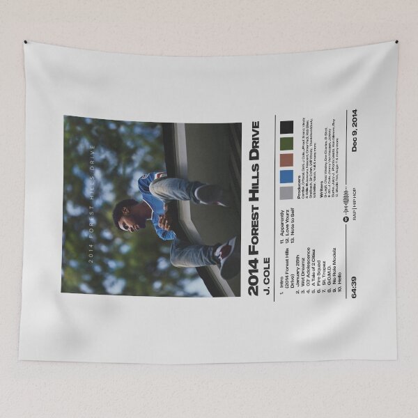 Item preview, 2014 Forest Hills Drive by J.Cole Album Poster designed and sold by FourthWall Prints.
