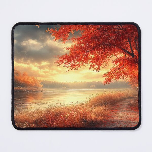 Item preview, Autumn river at dawn designed and sold by Maddrick.