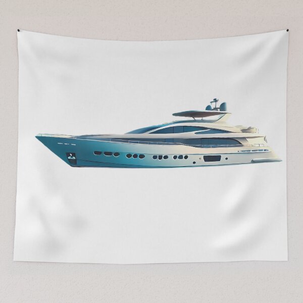 Item preview, Luxurious Yacht on Serene Waters designed and sold by Peelya.