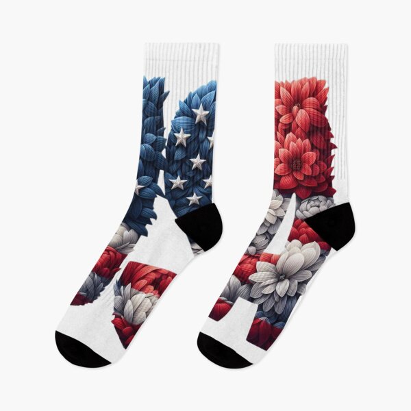 Item preview, USA, Flower, American Flag designed and sold by deniz kaya.