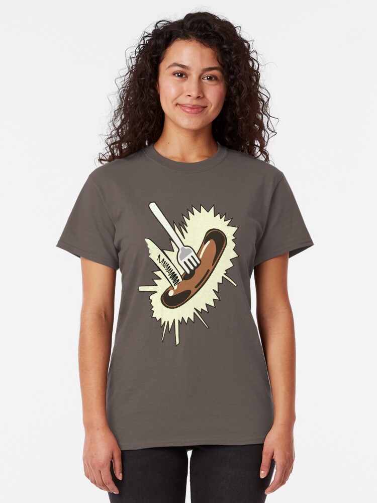 Alternate view of Unexpected Sausage Classic T-Shirt