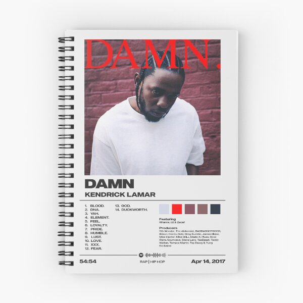 Item preview, Damn by Kendrick Lamar Album Poster designed and sold by FourthWall Prints.