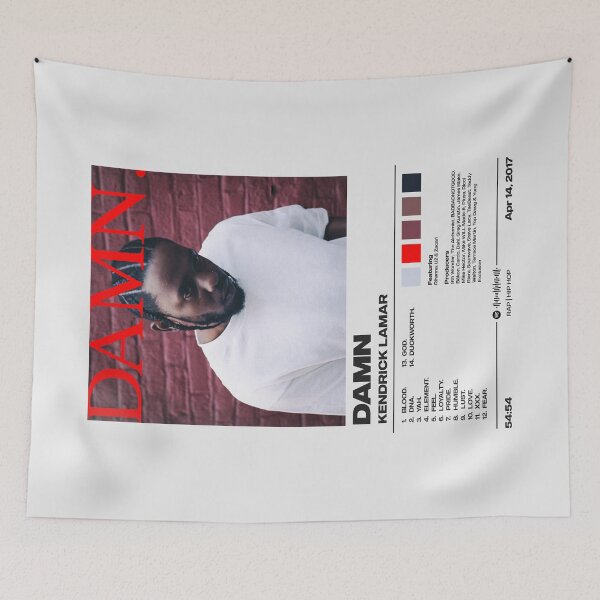 Item preview, Damn by Kendrick Lamar Album Poster designed and sold by FourthWall Prints.