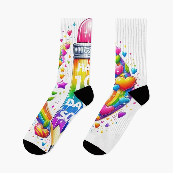 Item preview, 100 Days Of School, Colorful Pencil designed and sold by deniz kaya.