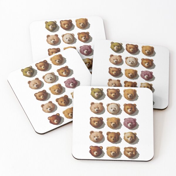 Item preview, Faces of bears designed and sold by FORPOTATOPARTY.