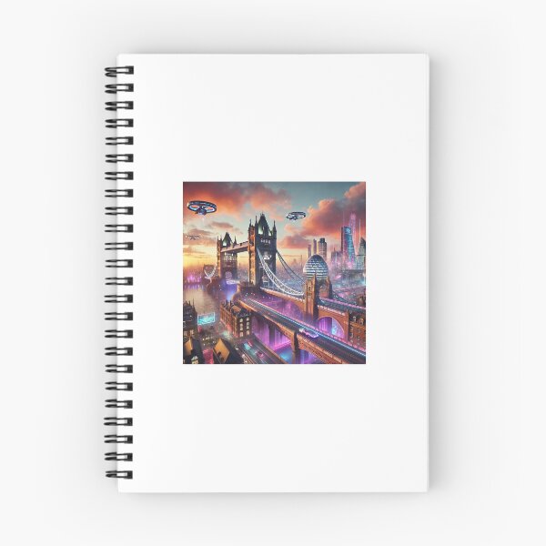 Item preview, Tower Bridge against Time designed and sold by InkBubble2024.