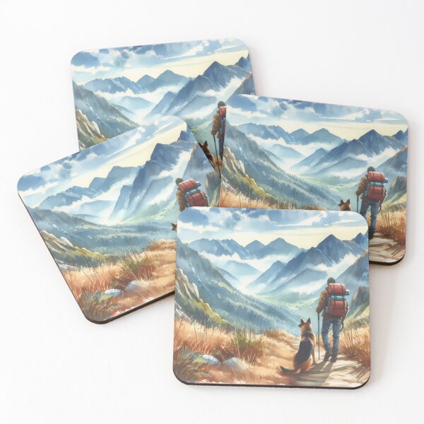 Item preview, Valley Vistas A Watercolour Walk in the Mountains designed and sold by ArtComixHaven.