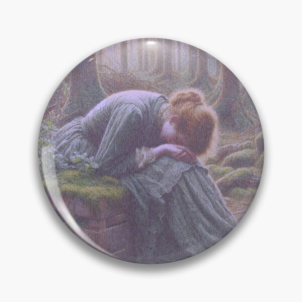 Item preview, Illustration woman sitting in the woods crying designed and sold by Melloncollie95.