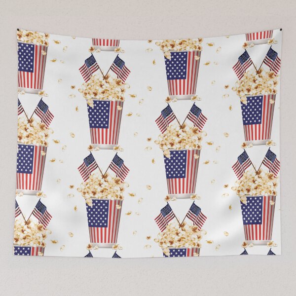 Item preview, Popcorn, american flag  designed and sold by PMSNshop.
