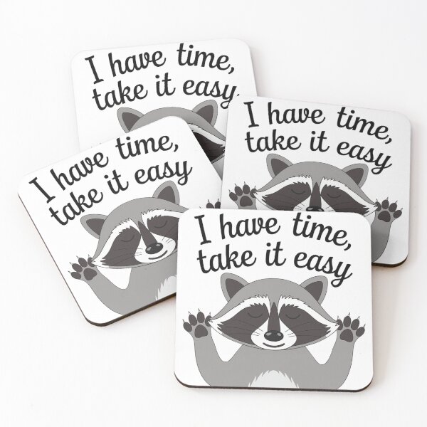 Item preview, the raccoon has time designed and sold by katgosnice.