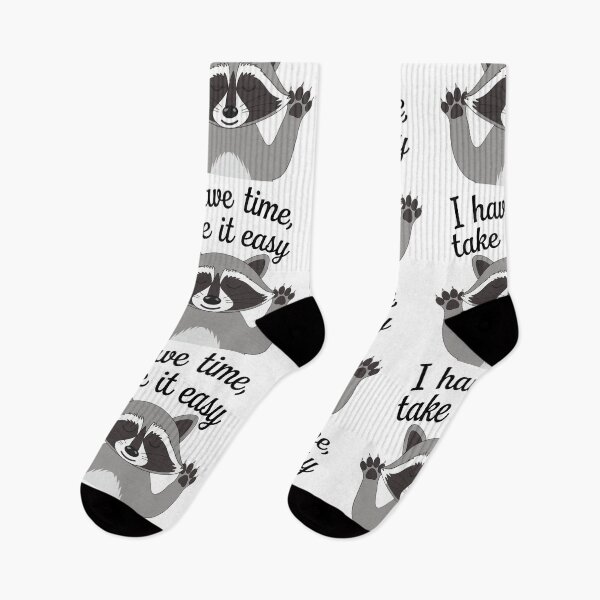 Item preview, the raccoon has time designed and sold by katgosnice.