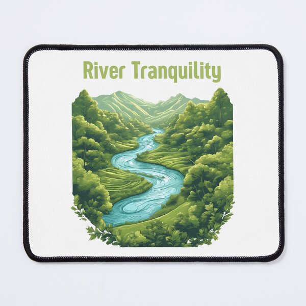 Item preview, River Tranquility Scenic Nature Landscape designed and sold by Creastore.
