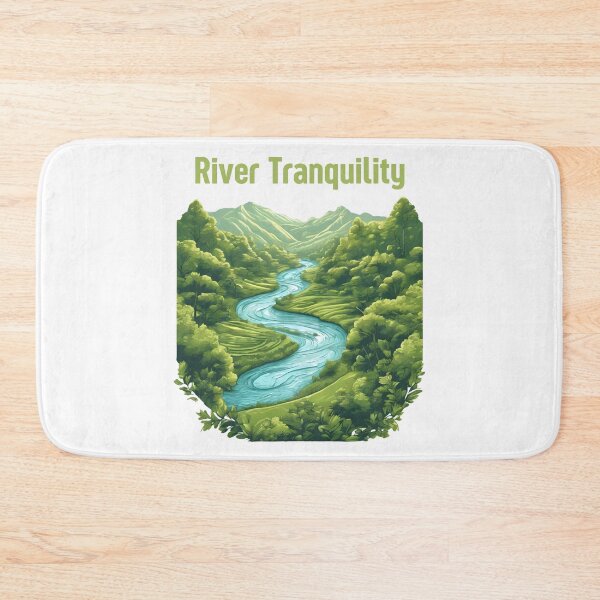 Item preview, River Tranquility Scenic Nature Landscape designed and sold by Creastore.