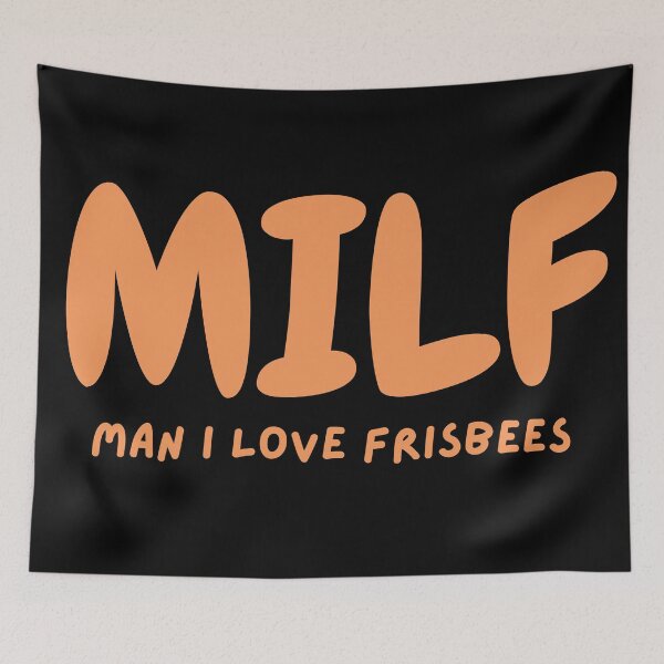 Item preview, MILF- Man I love frisbees designed and sold by 2Cheesy4U.