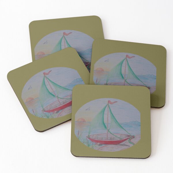 Item preview, Sailing in Style: Exquisite Hand-Painted Boats designed and sold by annenambiro.