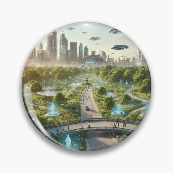 Item preview, Hyde Park in the Concrete Jungle designed and sold by InkBubble2024.