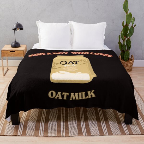Item preview, Just A Boy Who Loves Oat Milk designed and sold by MichalWeider.
