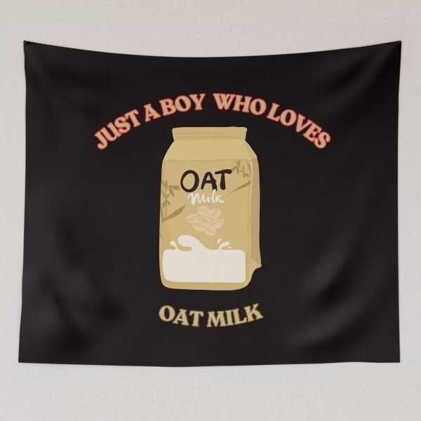 Item preview, Just A Boy Who Loves Oat Milk designed and sold by MichalWeider.