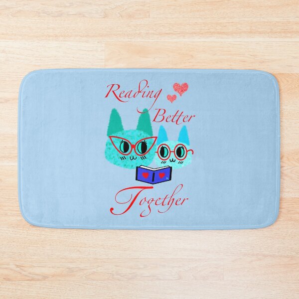 Item preview, Fuzzy Cats Reading Better Together designed and sold by chowlet.