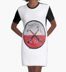 Pink Floyd The Wall watercolour Graphic T-Shirt Dress