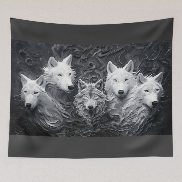 Item preview, FEARLESS ALPHA WOLF ART designed and sold by NikoDeeko.