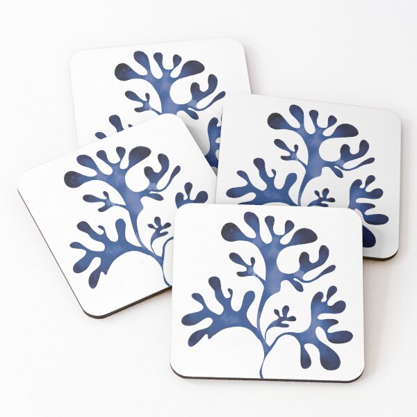 Item preview, Indigo Seaweed Art Print (Rhodymenia) designed and sold by Freefario.