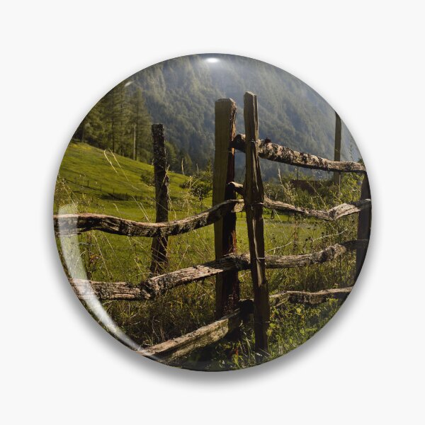 Item preview, View of a fence in Val Trenta in the Slovenian Alps designed and sold by colliophoto.