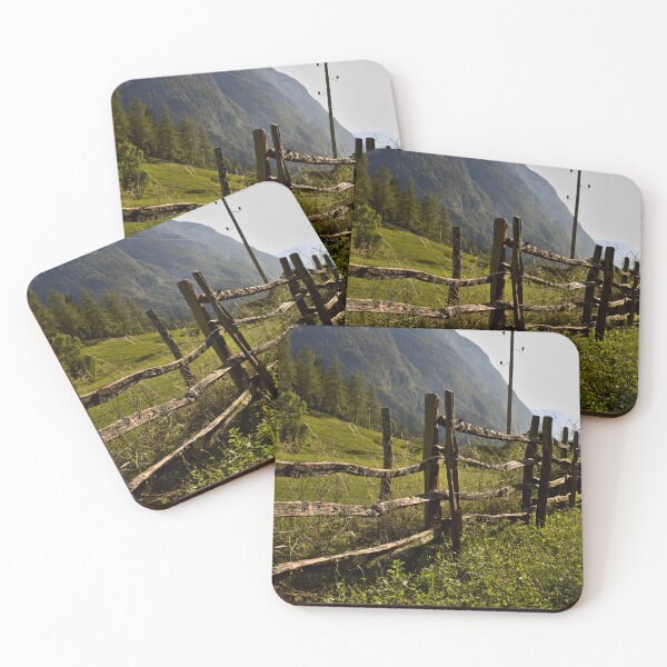 Item preview, View of a fence in Val Trenta in the Slovenian Alps designed and sold by colliophoto.