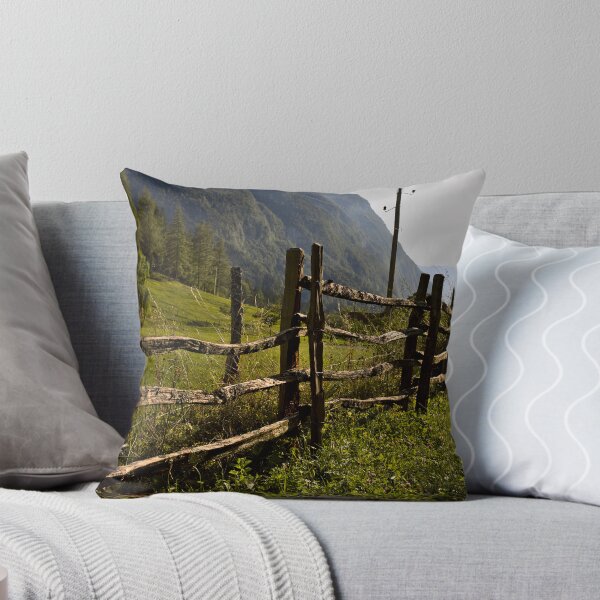 Item preview, View of a fence in Val Trenta in the Slovenian Alps designed and sold by colliophoto.