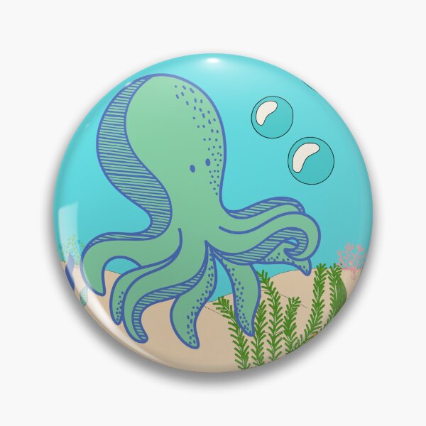Item preview, The Big Octopus designed and sold by BeginNShop.