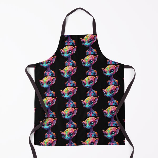 Item preview, Colorful Alien with Large Expressive Eyes designed and sold by artwaves.