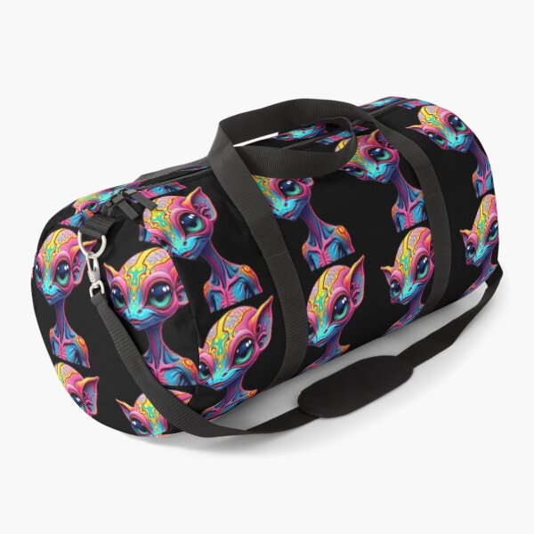 Item preview, Colorful Alien with Large Expressive Eyes designed and sold by artwaves.