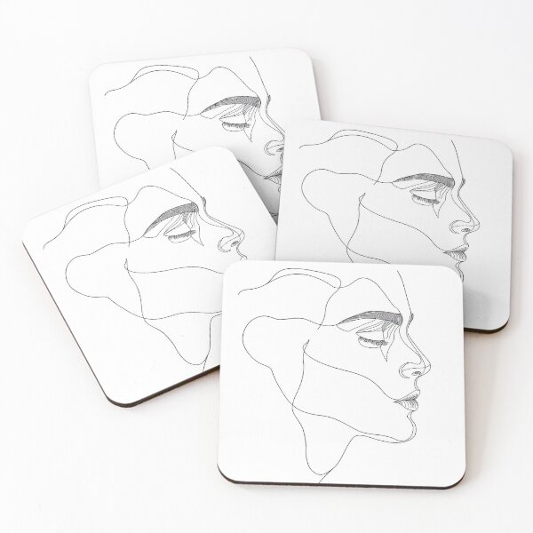 Item preview, Line art of face designed and sold by WickerStudio.