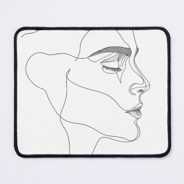 Item preview, Line art of face designed and sold by WickerStudio.